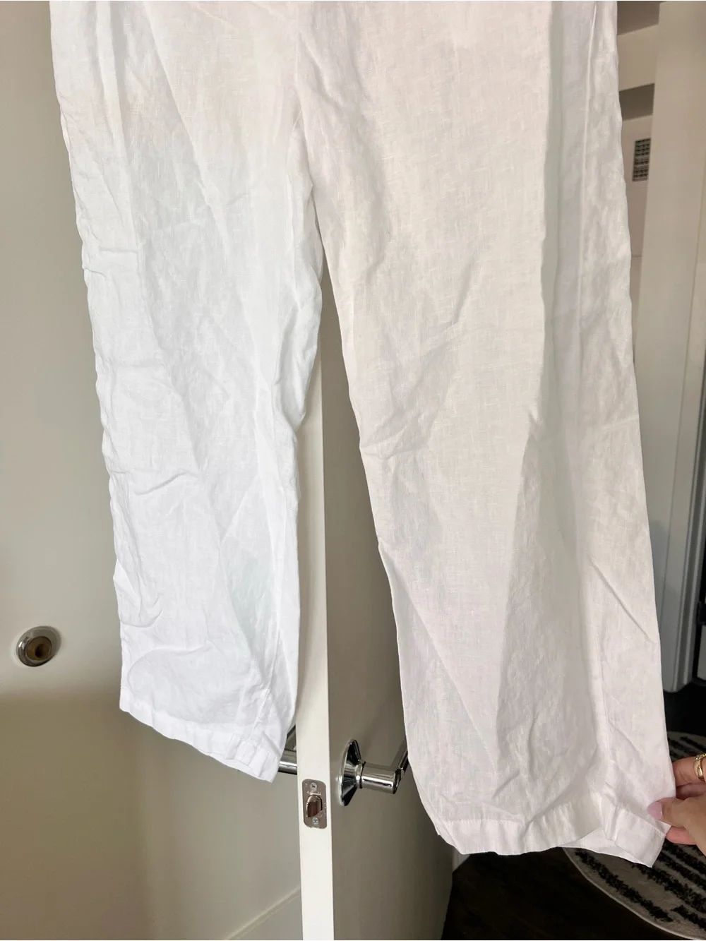 Quince 100% European Linen Pants White Size Large